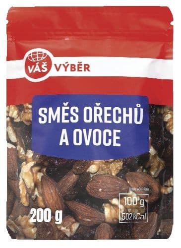 Váš Výběr Směs ořechů a ovoce 200 g