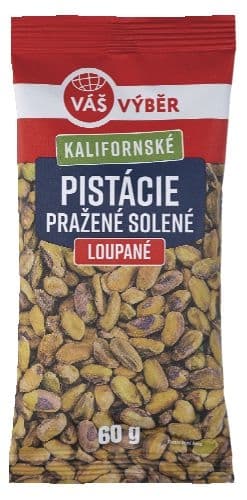 Váš Výběr Kalifornské Pistácie pražené solené loupané 60g