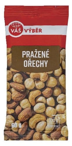 Váš Výběr Ořechy pražené 60g