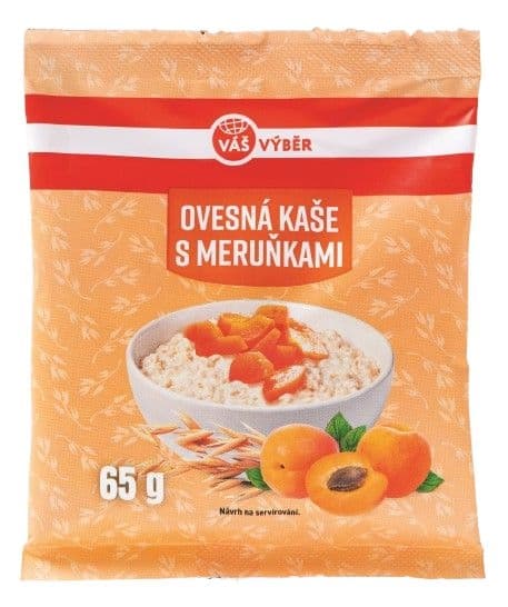 Váš Výběr Ovesná kaše s meruňkami 65g