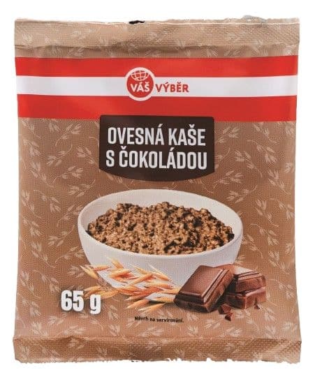 Váš Výběr Ovesná kaše s čokoládou 65g