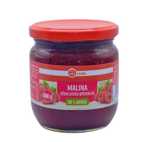 Váš Výběr Malina džem extra speciální 450g
