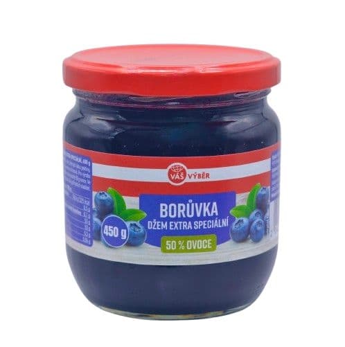 Váš Výběr Borůvka džem extra speciální 450g