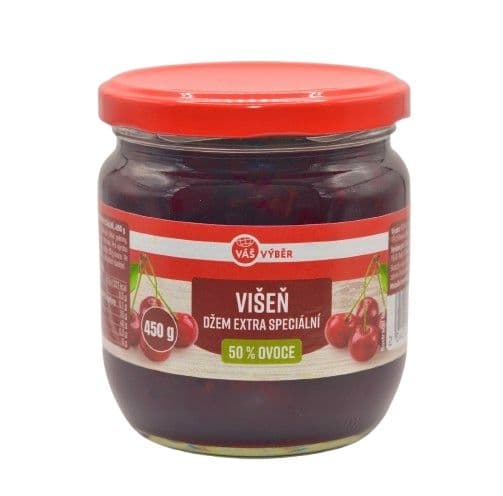 Váš Výběr Višeň džem extra speciální 450g