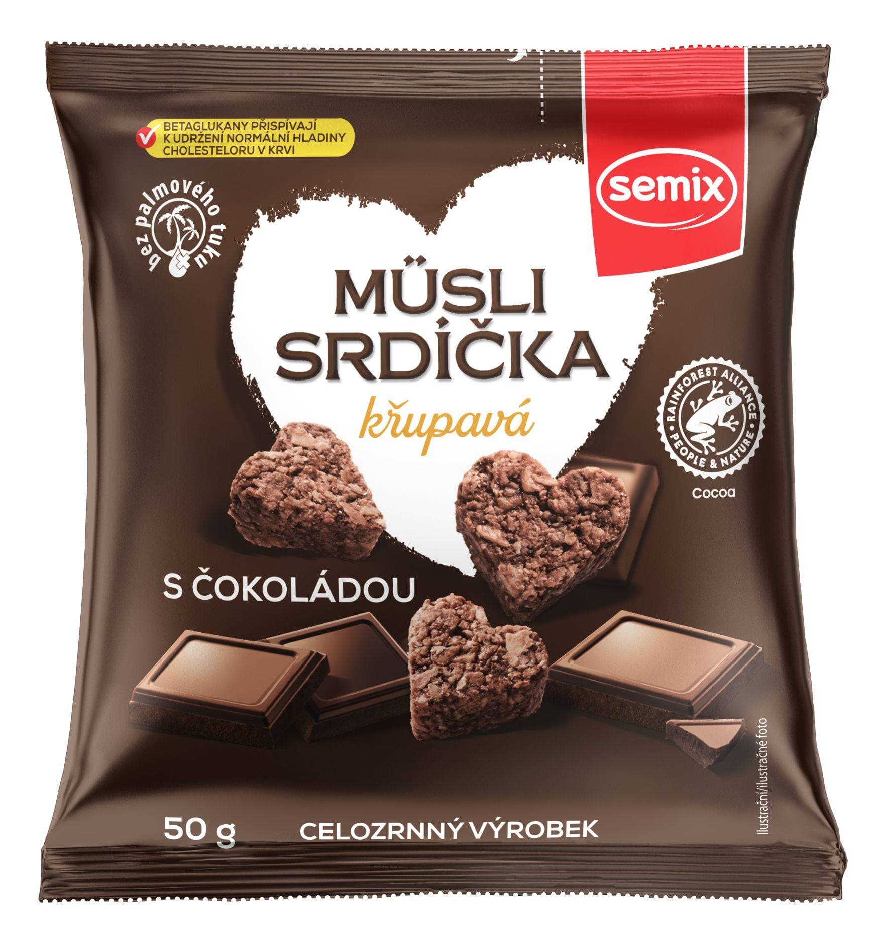 Semix Srdíčka s čokoládou 50g