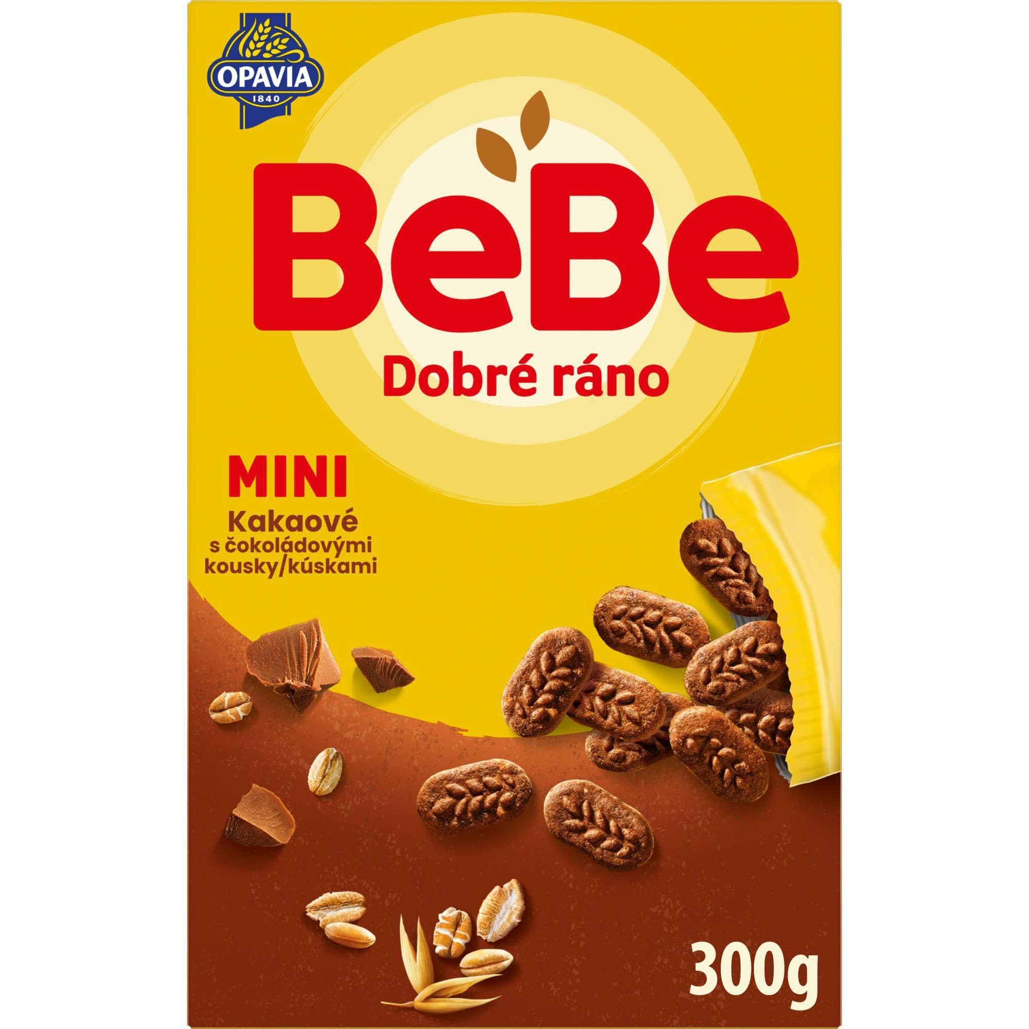 Opavia Bebe Dobré ráno Mini kakaové sušenky 300g