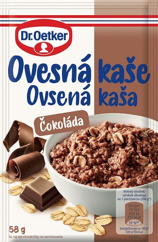 Dr.Oetker Ovesná kaše čokoláda 58g