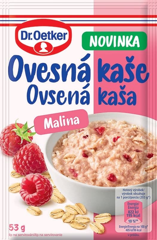Dr. Oetker Ovesná kaše malina 53g
