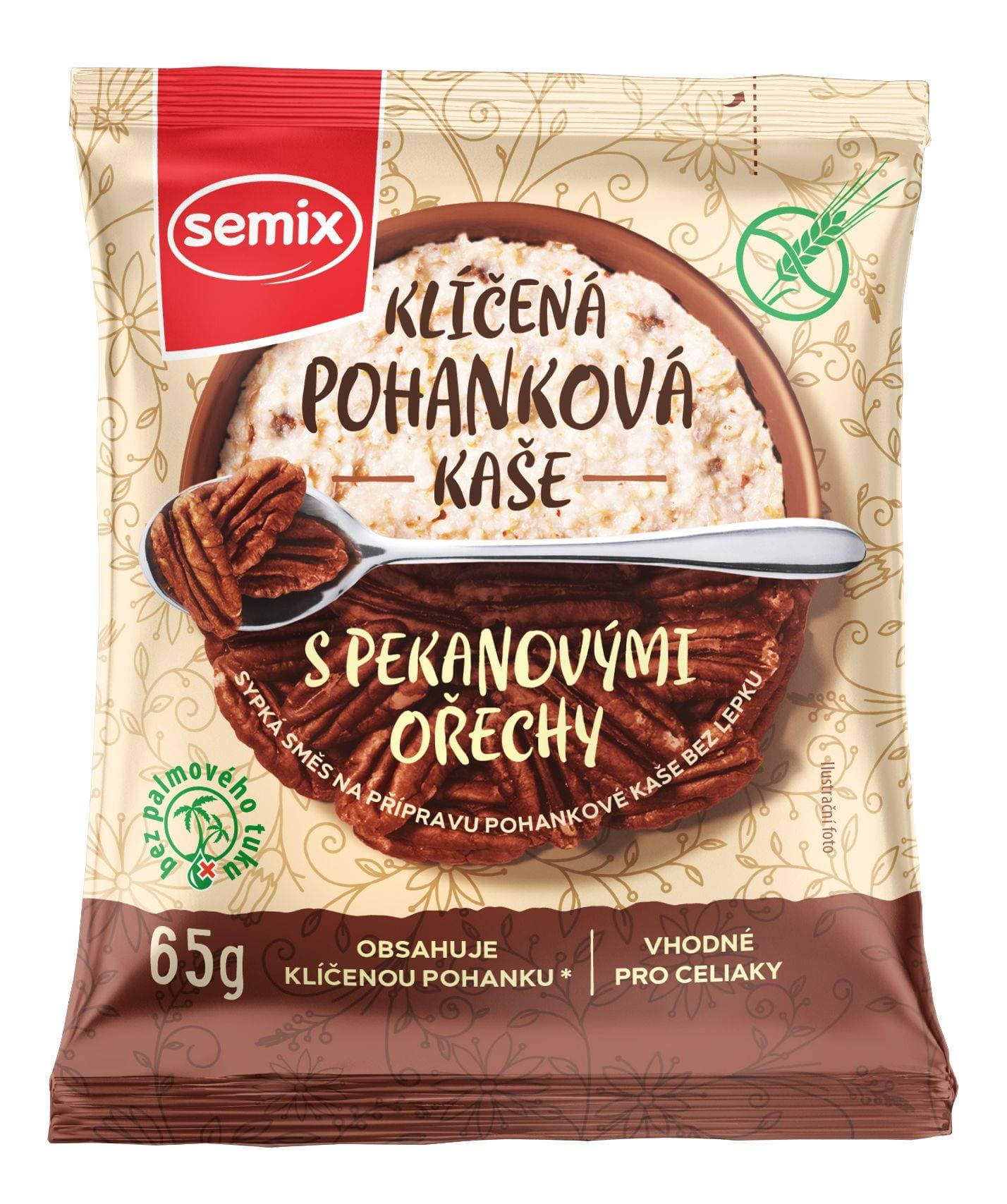Semix Pohanková kaše s pekanovými ořechy bez lepku 65 g