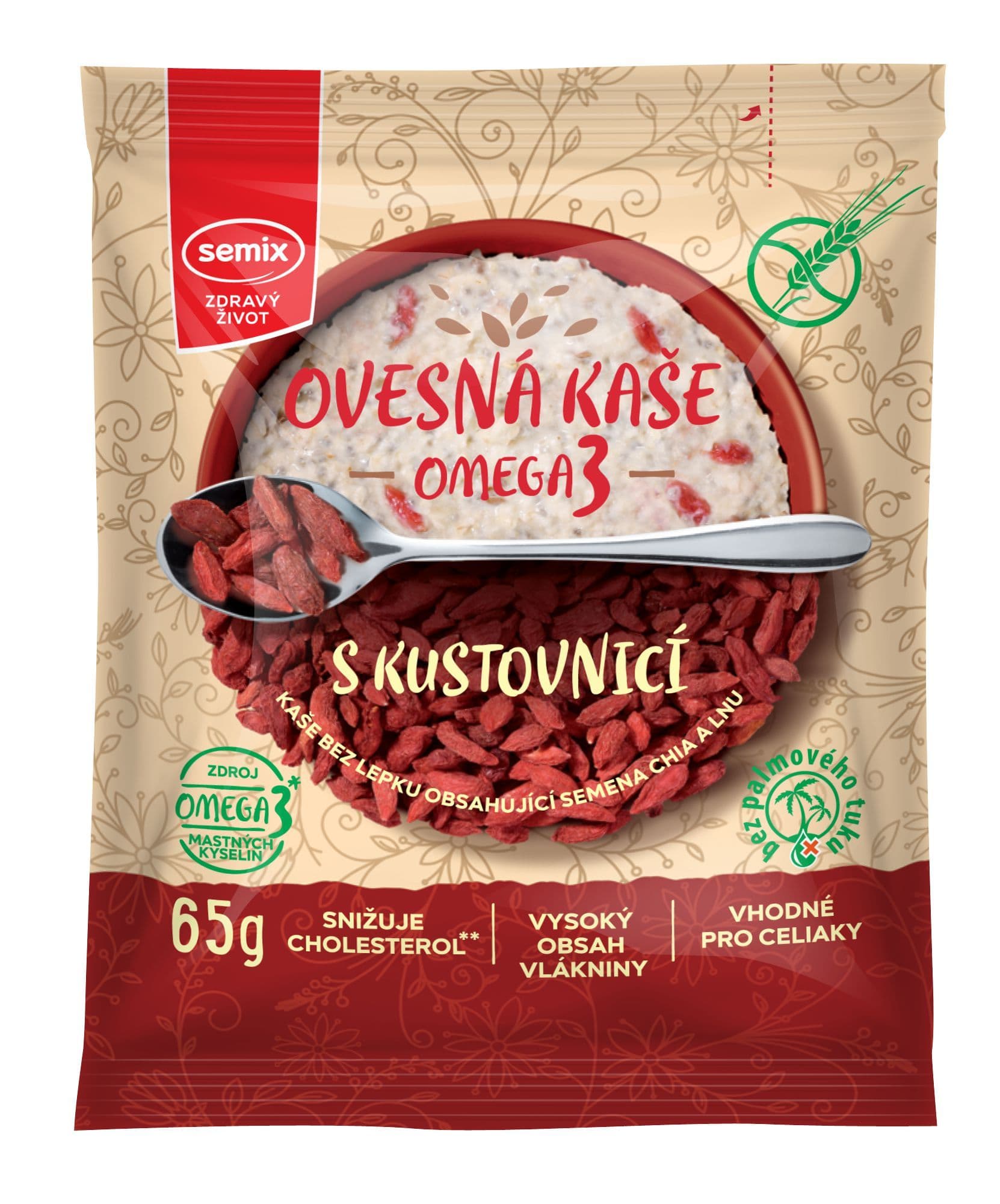 Semix Ovesná kaše s kustovnicí bez lepku 65 g