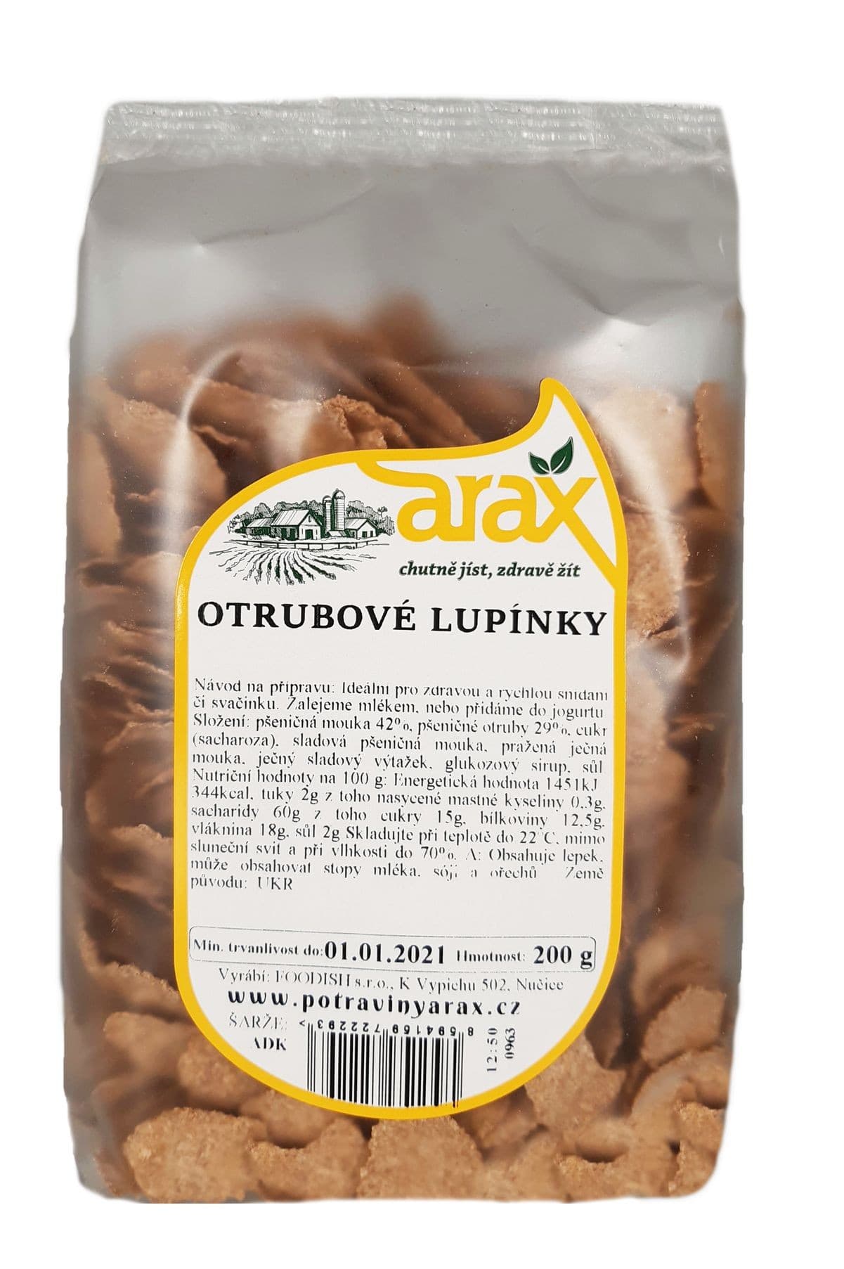 Arax Otrubové lupínky 200 g