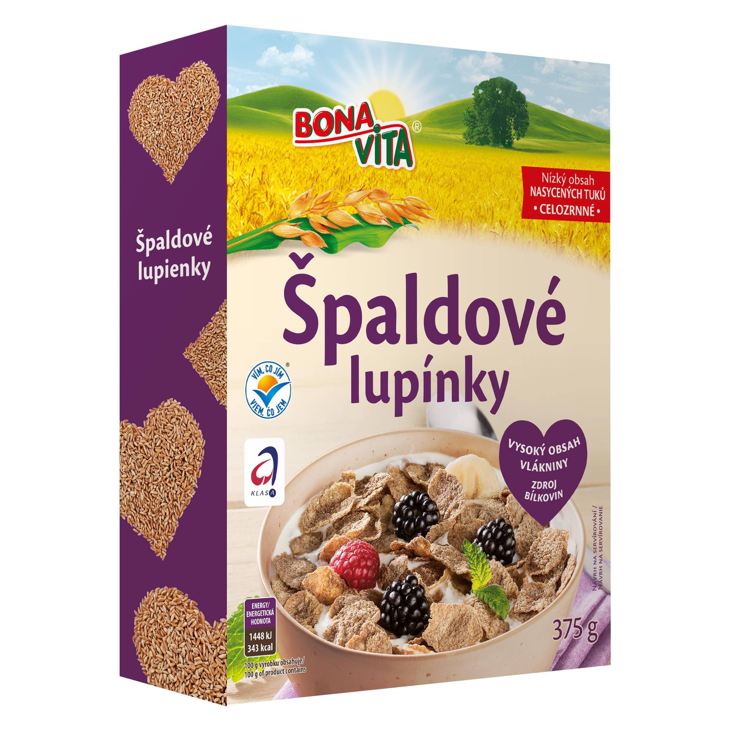 Bona Vita Špaldové lupínky 375 g