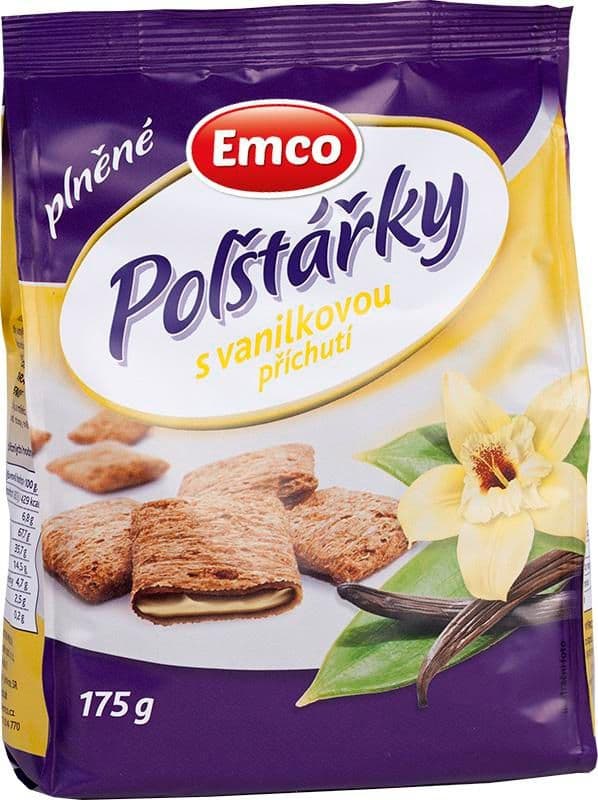 Emco Plněné polštářky s vanilkovou příchutí 175 g