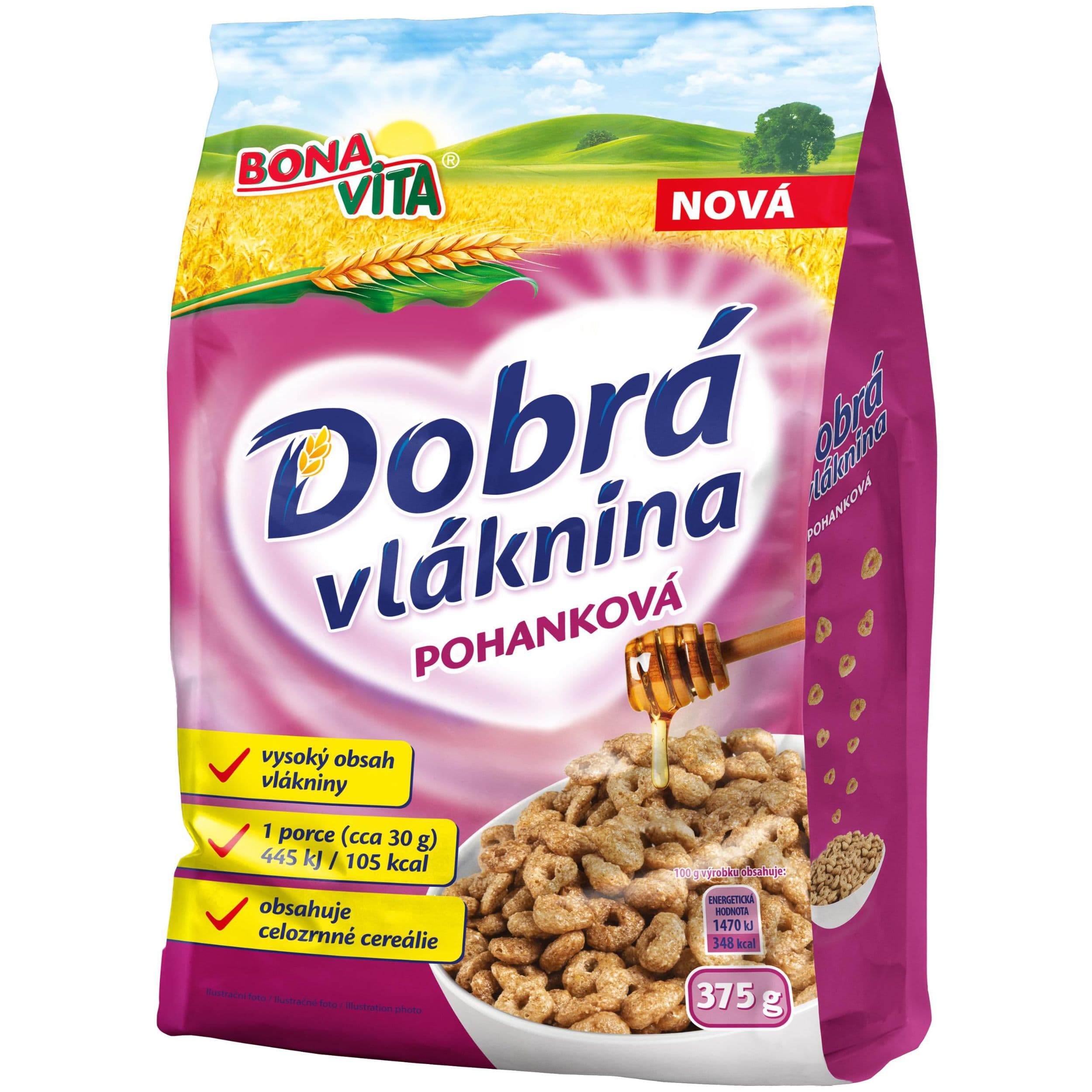 Bona Vita Dobrá vláknina pohanková 375g