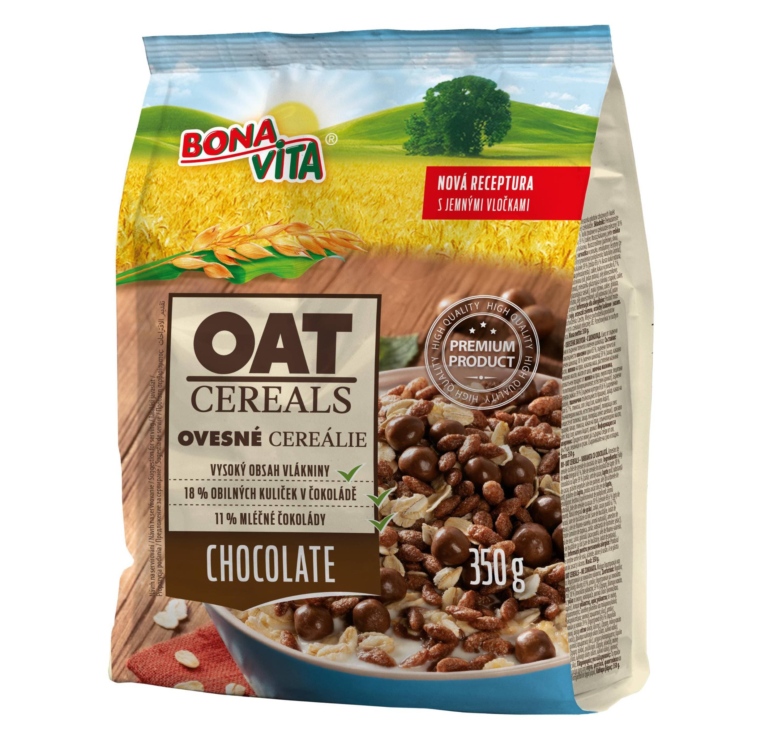 Bonavita Ovesné cereálie čokoláda 350g