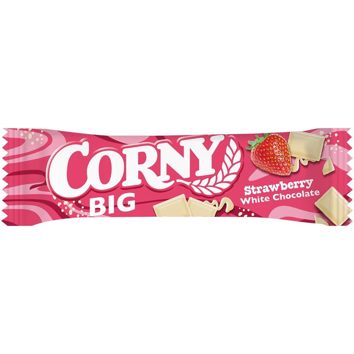 Corny BIG cereální tyčinka jahoda-bílá čokoláda 40g