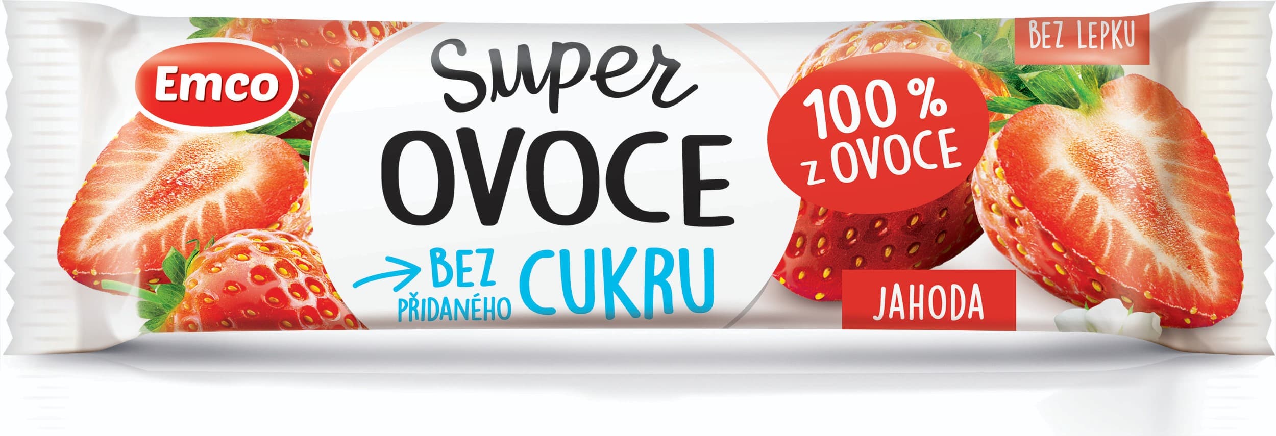 Emco Tyčinka 100% ovoce jahoda 30 g