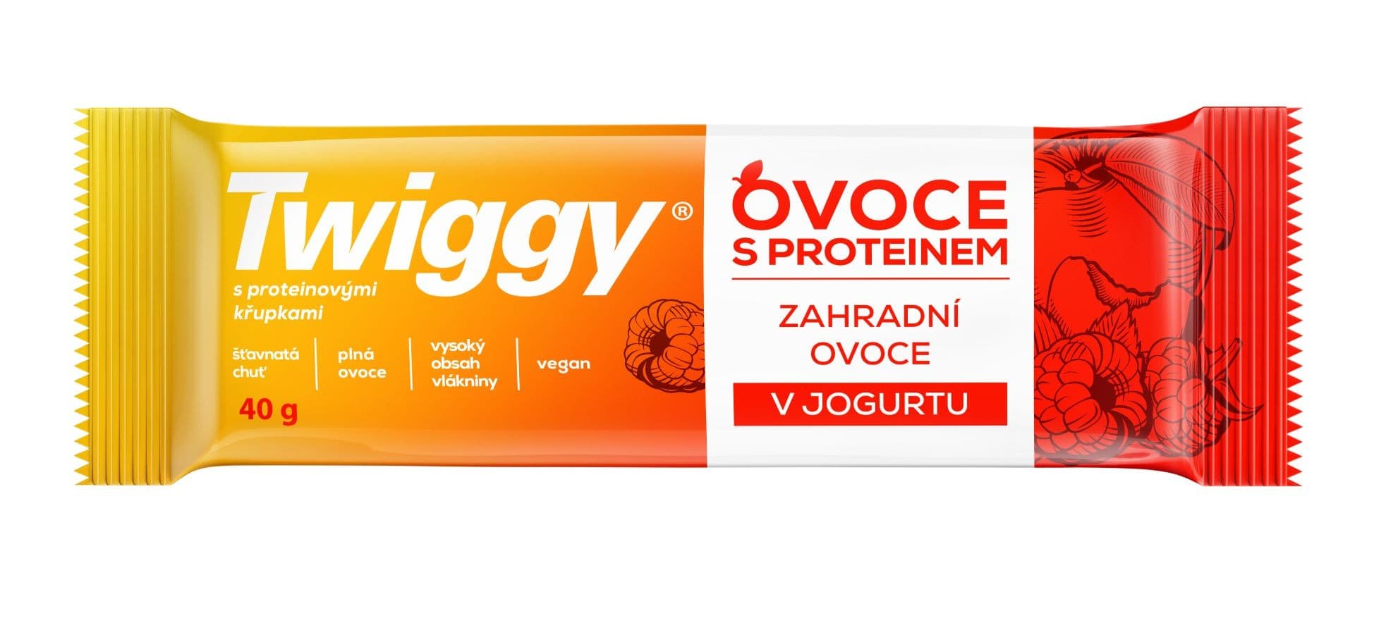 Twiggy zahradní ovoce a protein 40 g