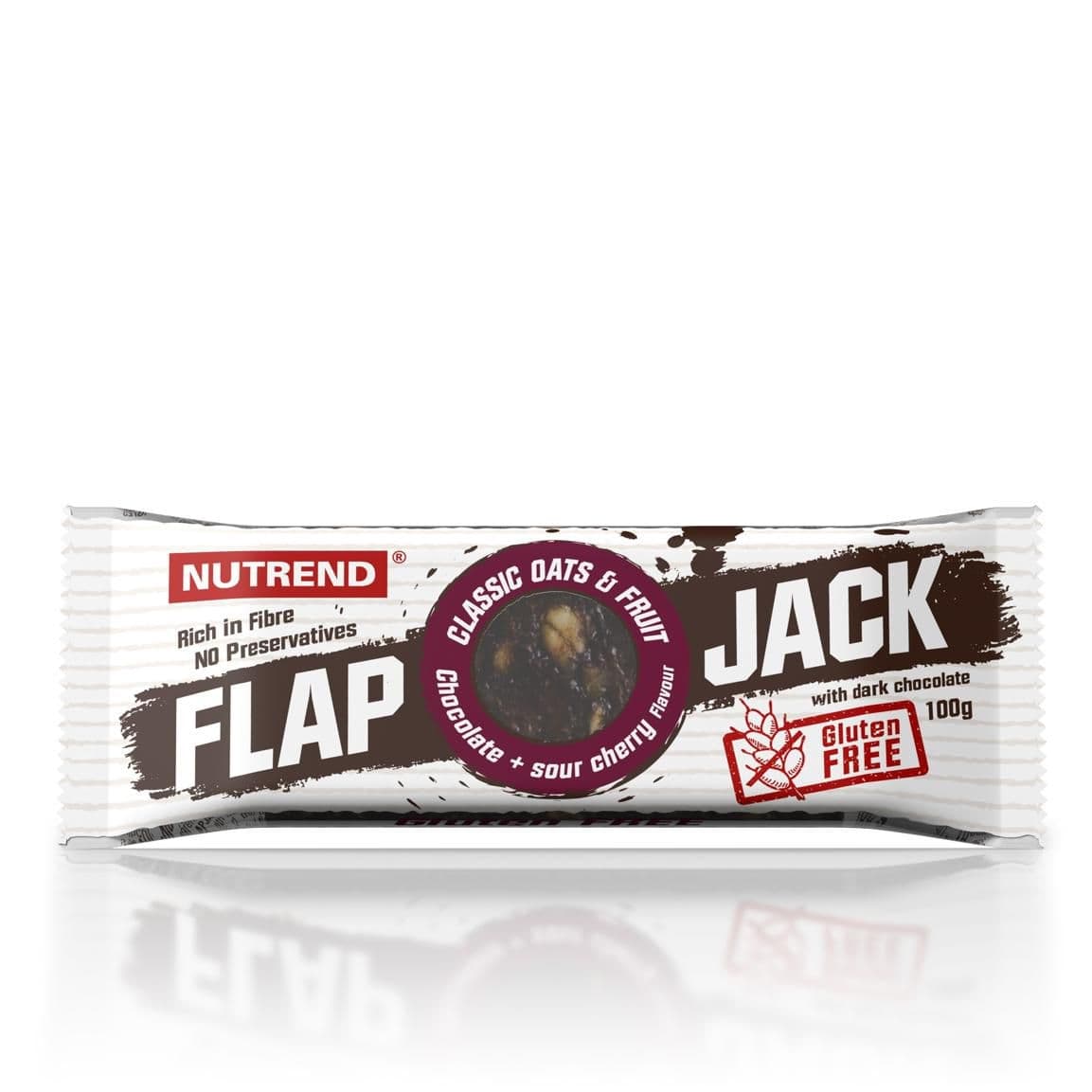 Nutrend FLAPJACK čokoláda + višeň 100g