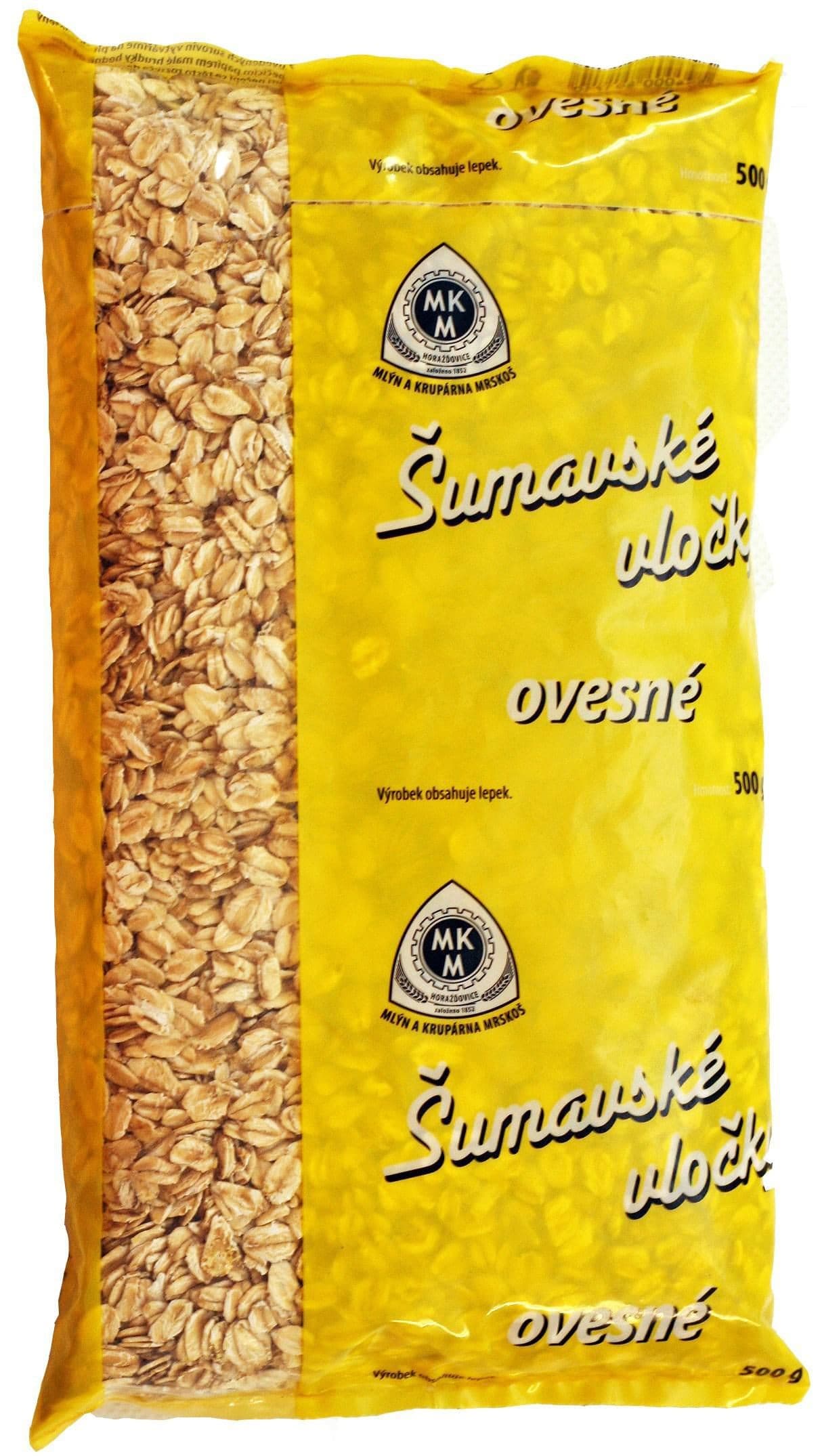 Mlýn a krupárna Mrskoš Šumavské ovesné vločky 500 g