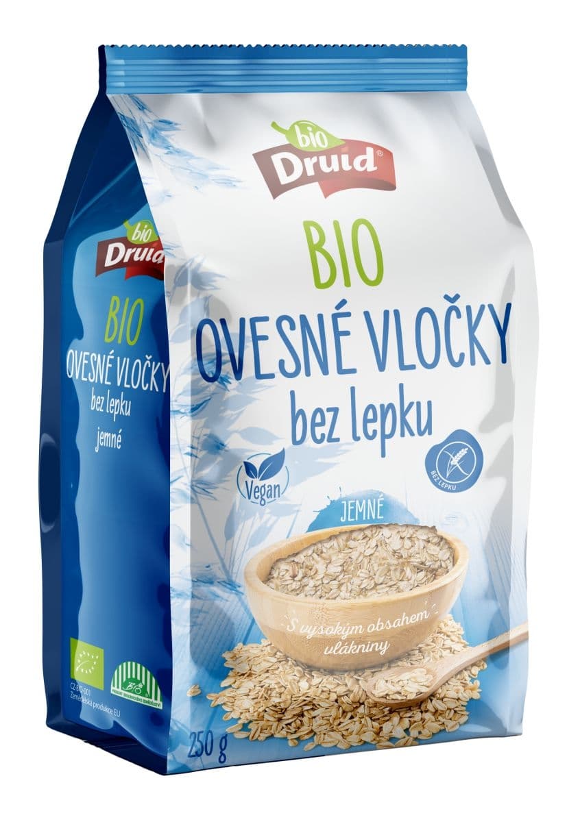 Druid Ovesné vločky BIO jemné 250 g
