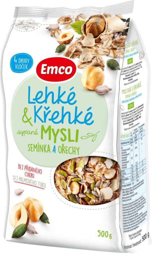 Emco Mysli L&K semínka, ořechy 500g