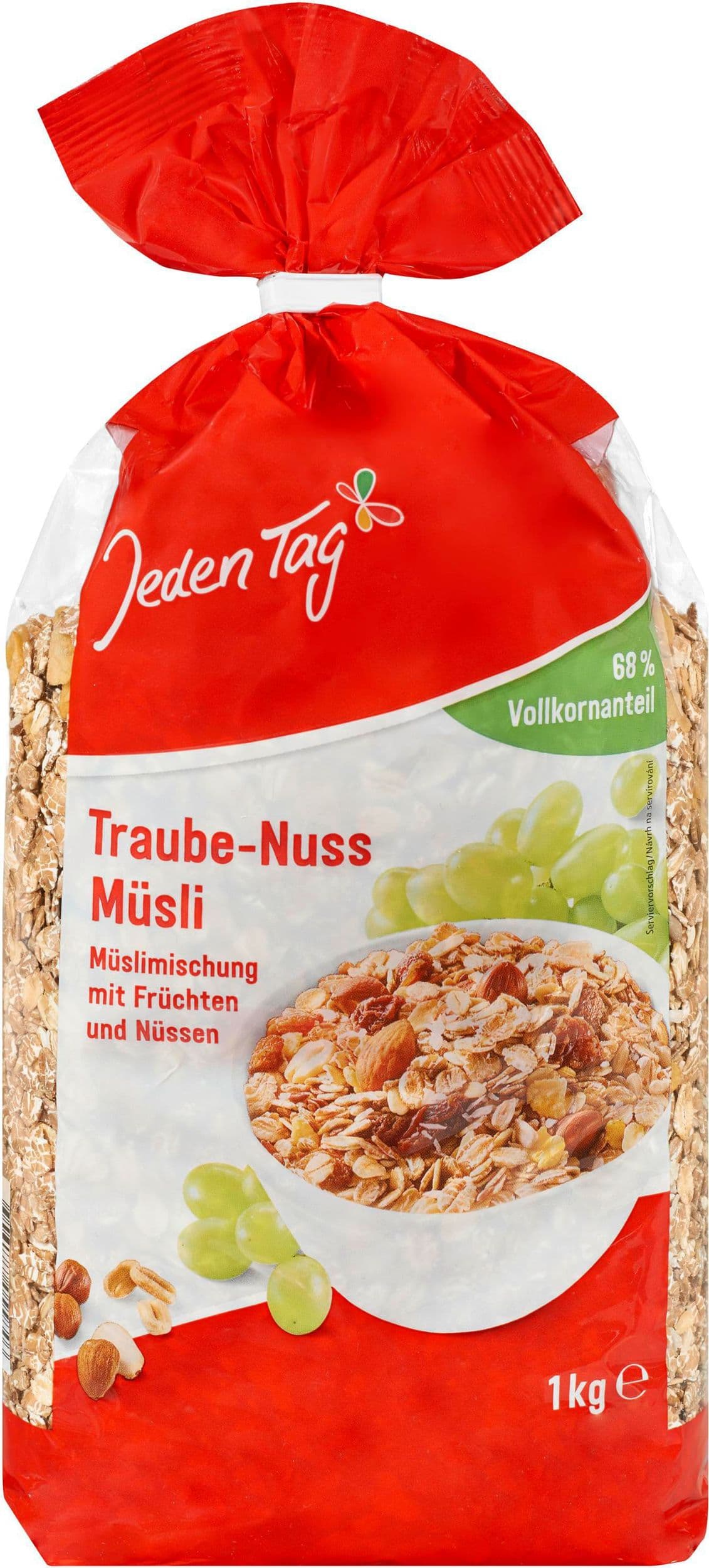 Jeden Tag müsli hrozno ořech 1000g