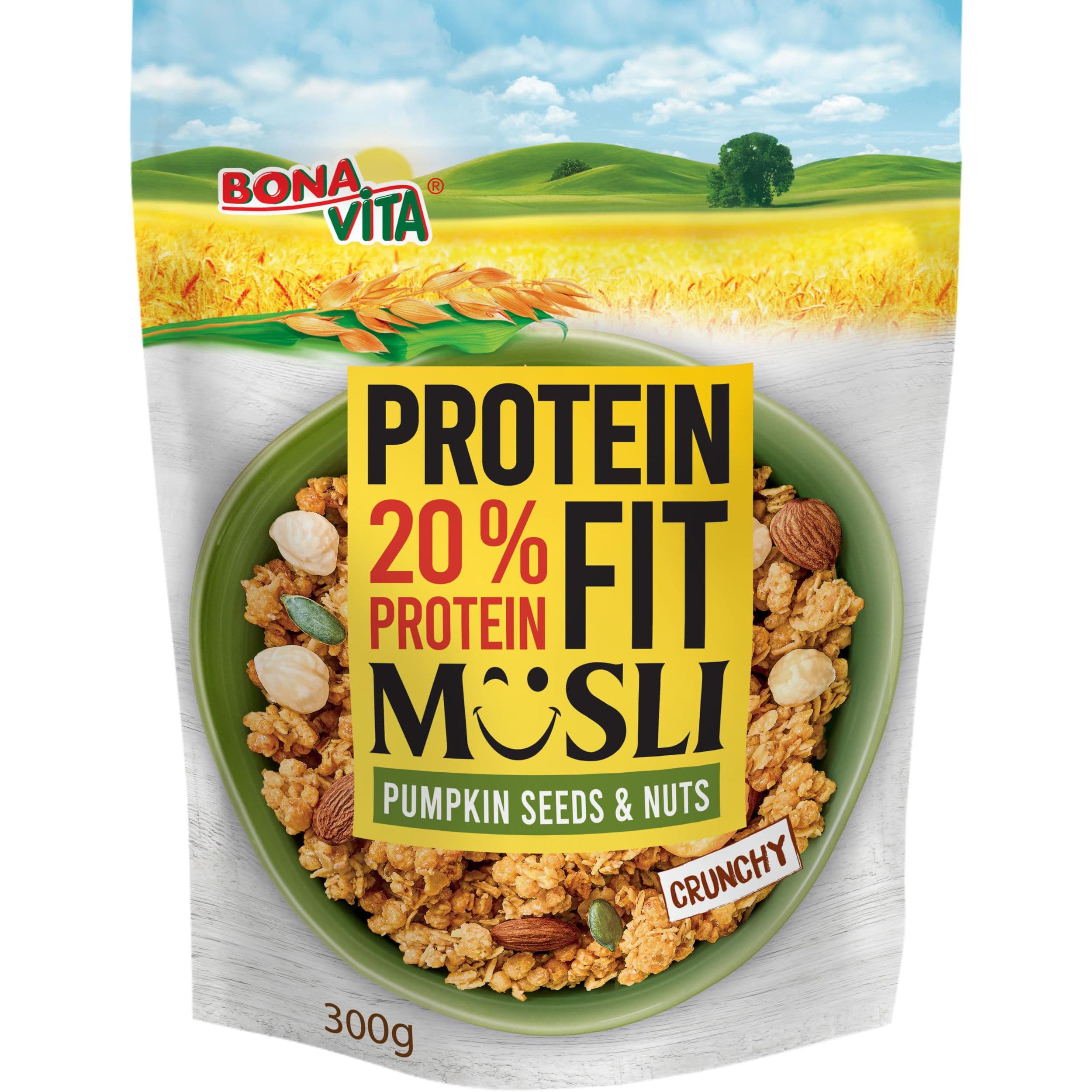 Bonavita Protein musli ořechy&dýně 300g