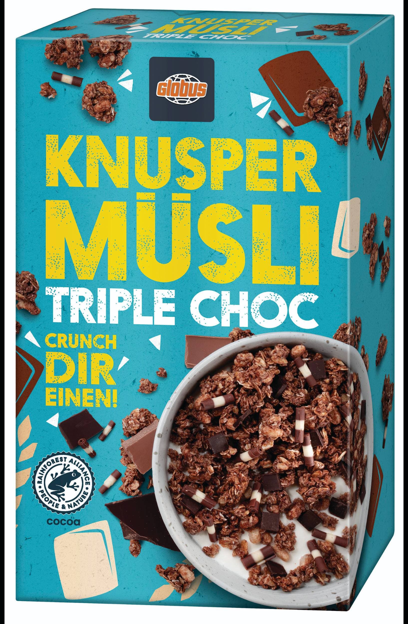 Müsli tři druhy čokolády 500 g