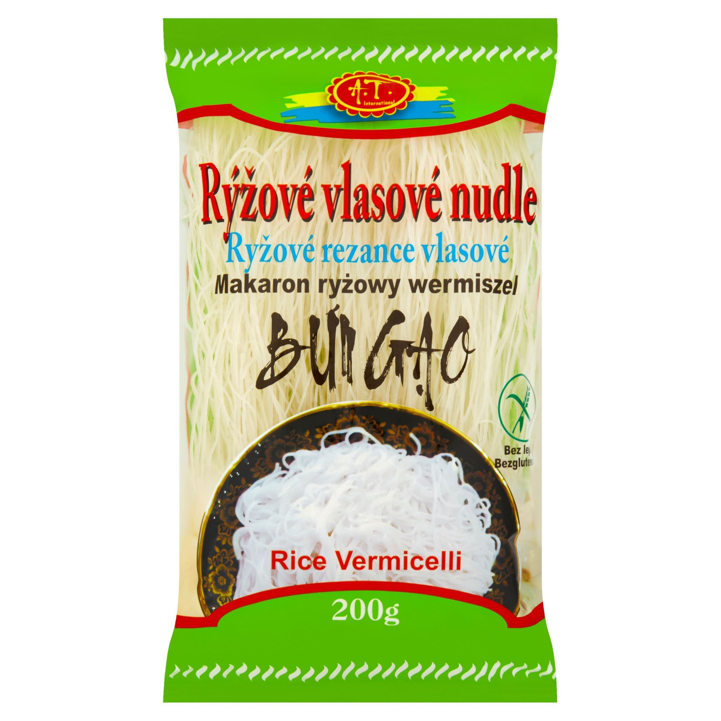 A.T.International Vlasové rýžové nudle 200 g