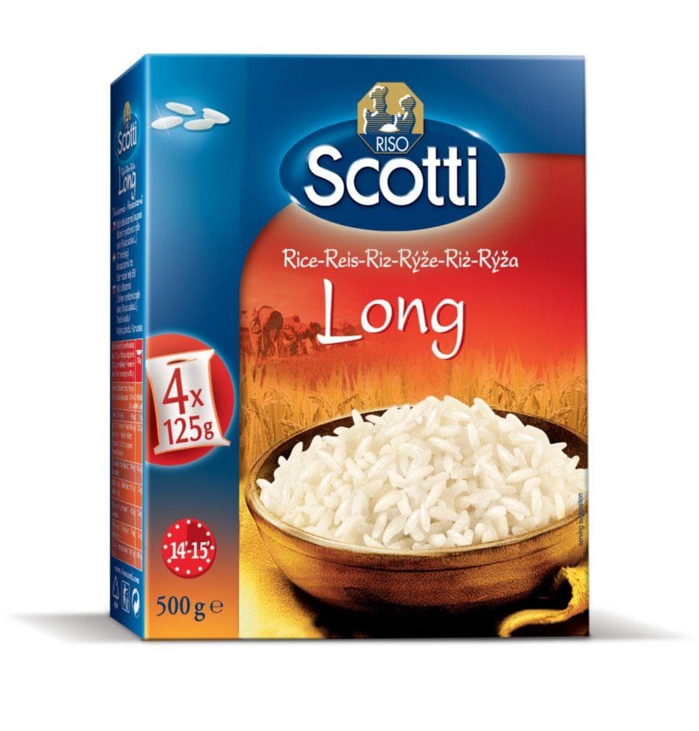 Riso Scotti Style Dlouhozrnná rýže ve varných sáčcích 4x125 g