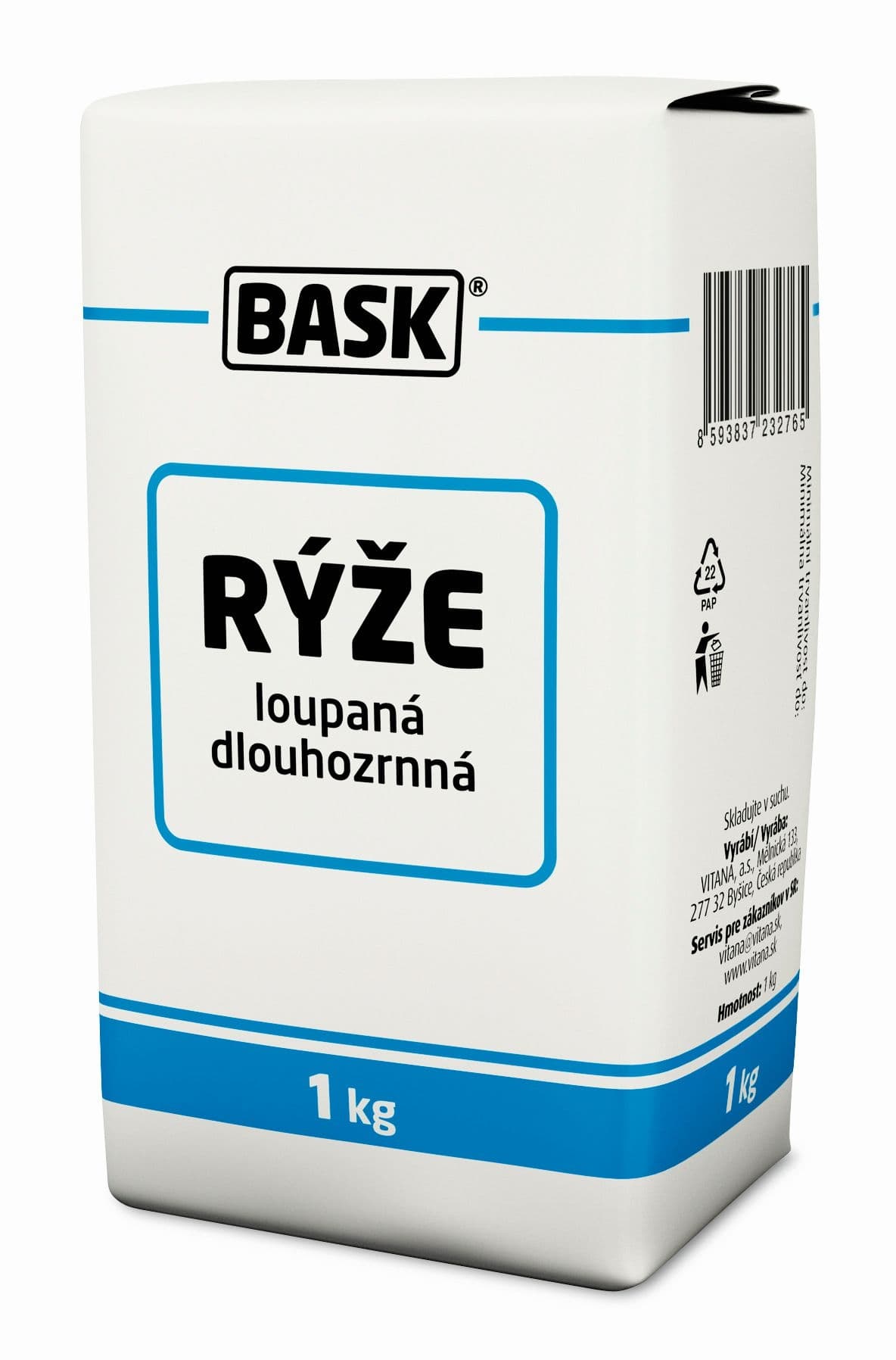 Vitana Rýže loupaná dlouhozrnná 1 kg