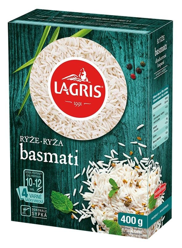 Lagris Rýže basmati varné sáčky 4x100g