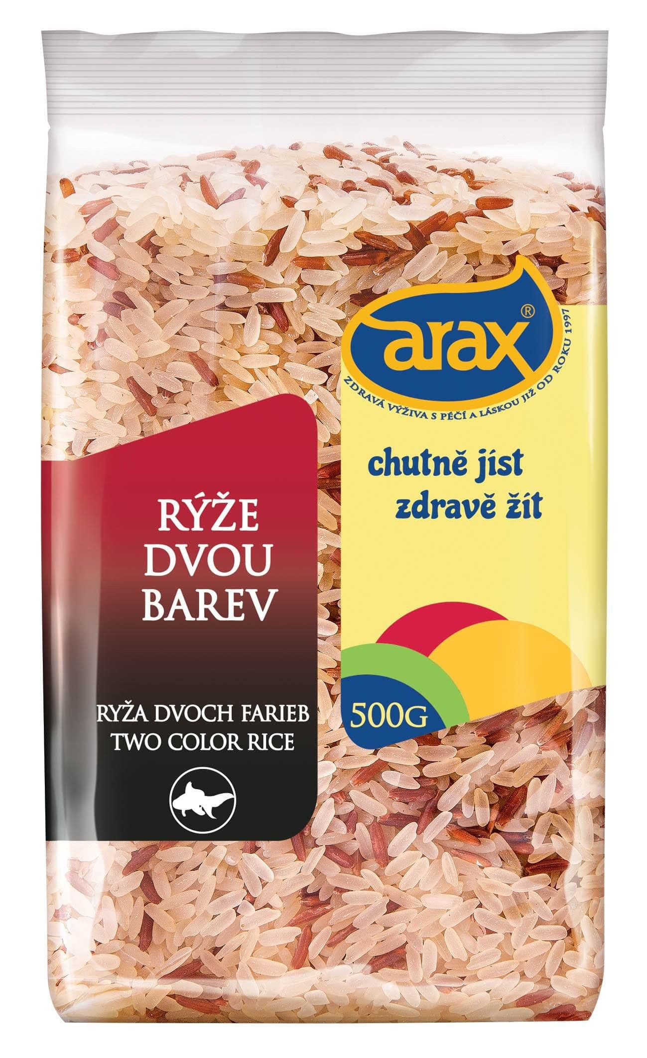 Arax Rýže parboiled s dlouhozrnnou červenou rýží 500 g