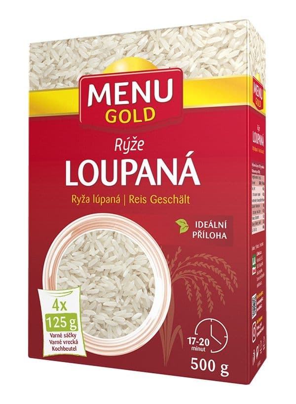 Menu Gold Rýže loupaná varné sáčky 4x125 g