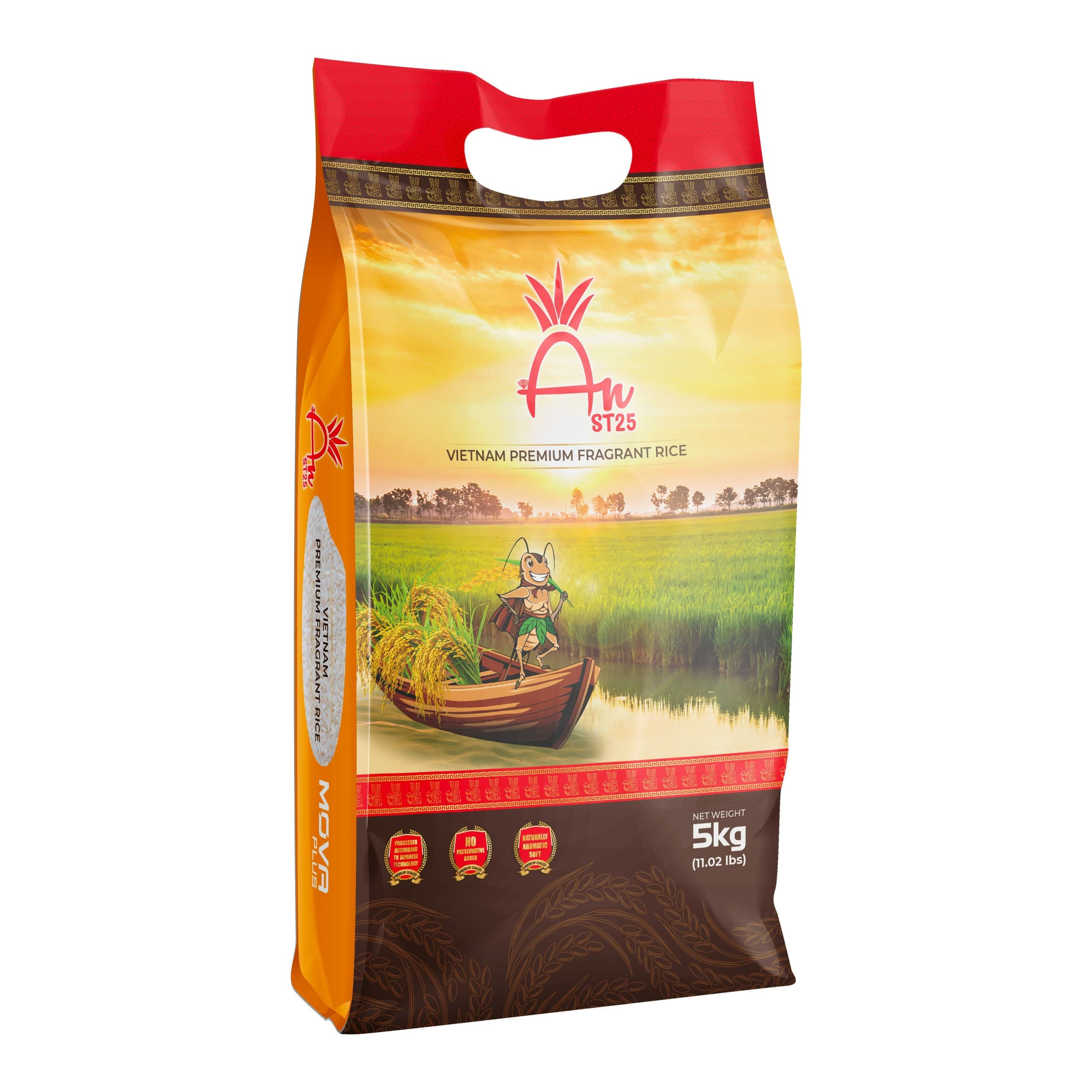 An ST25 Vietnamská prémiová voňavá rýže dlouhozrnná 5kg