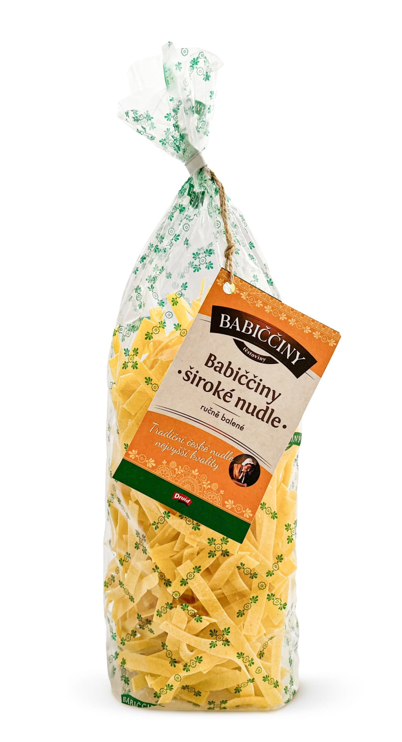 Druid Babiččiny nudle široké válcované 330 g