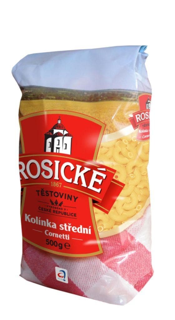 Zátka Rosické těstoviny Cornetti kolínka střední 500 g