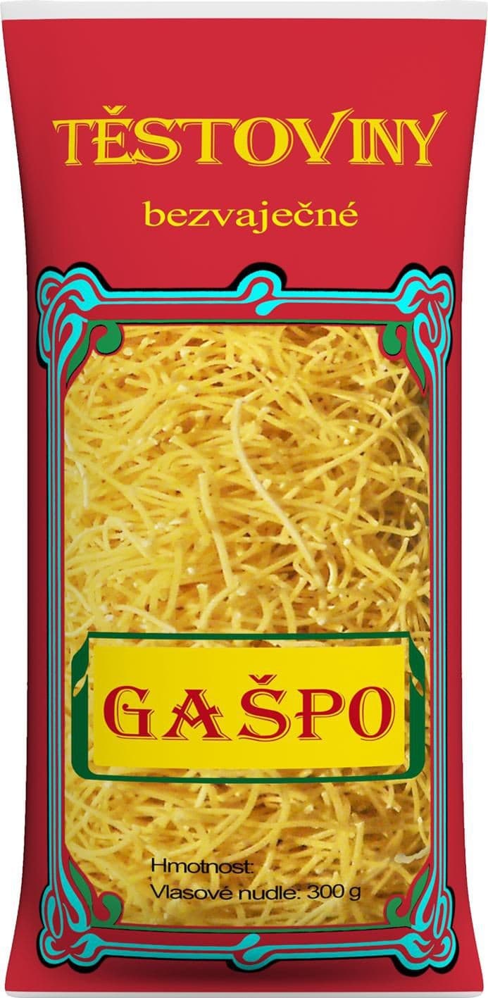 Gašpo Těstoviny bezvaječné nudle vlasové 300 g
