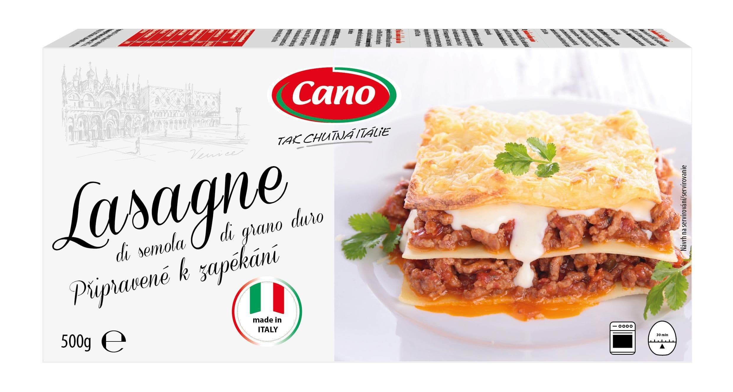 Cano Lasagne semolinové 500 g