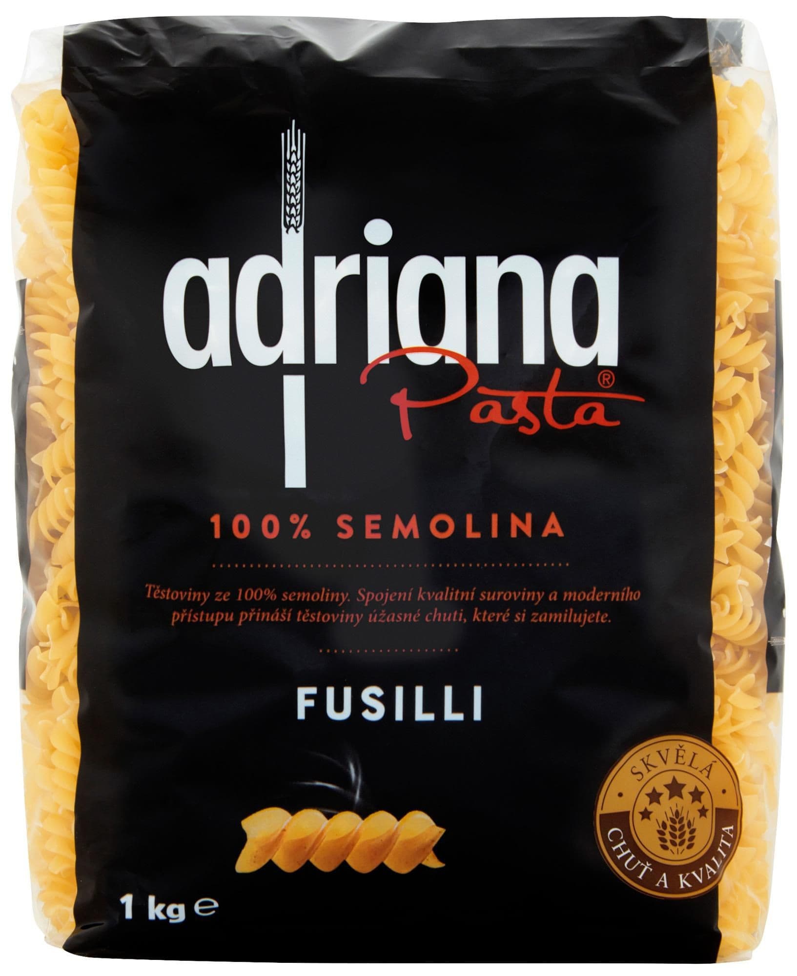 Adriana Fusilli těstoviny semolinové sušené 1 kg