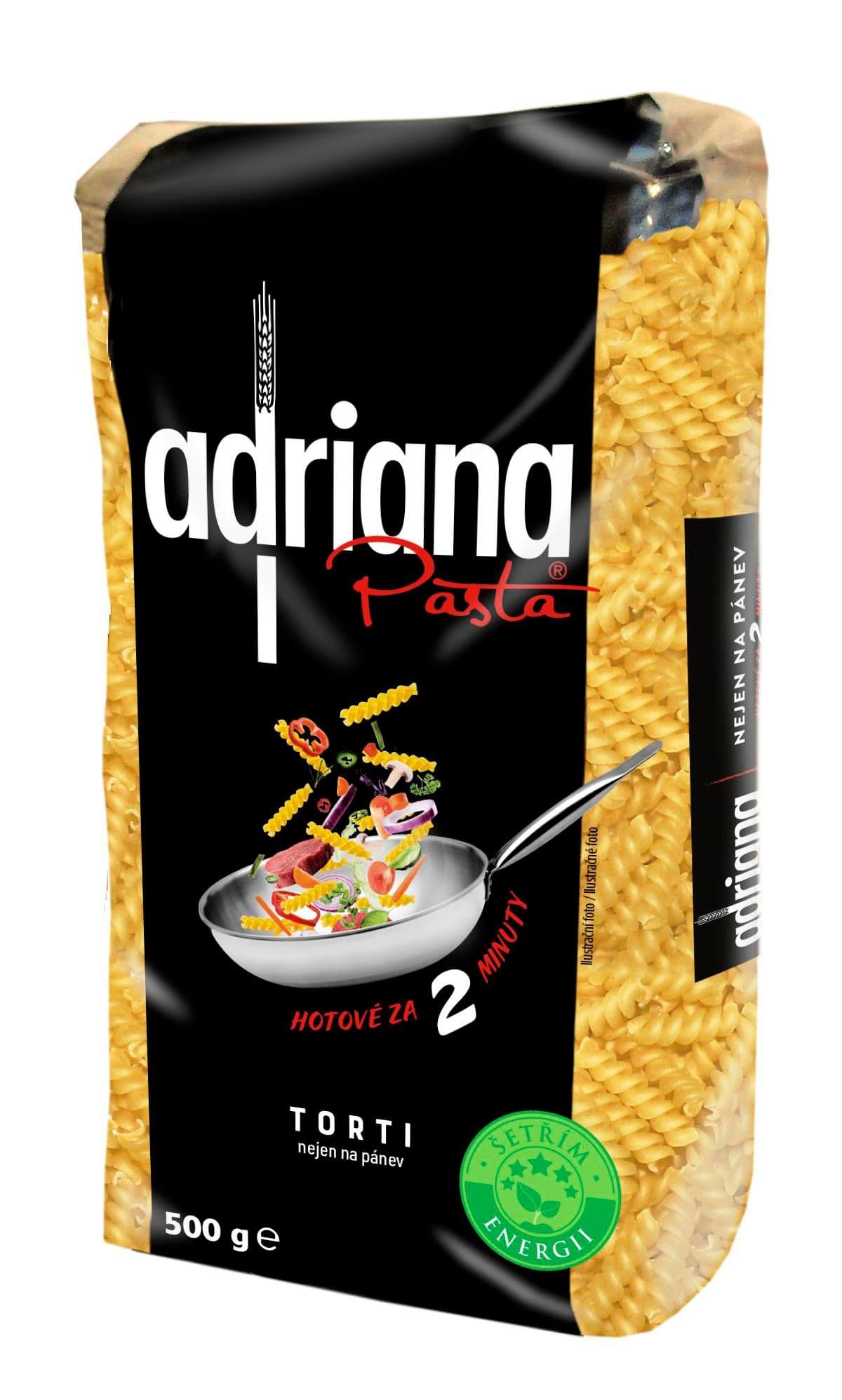 Adriana Pasta Nejen na pánev Torti těstoviny semolinové sušené 500g