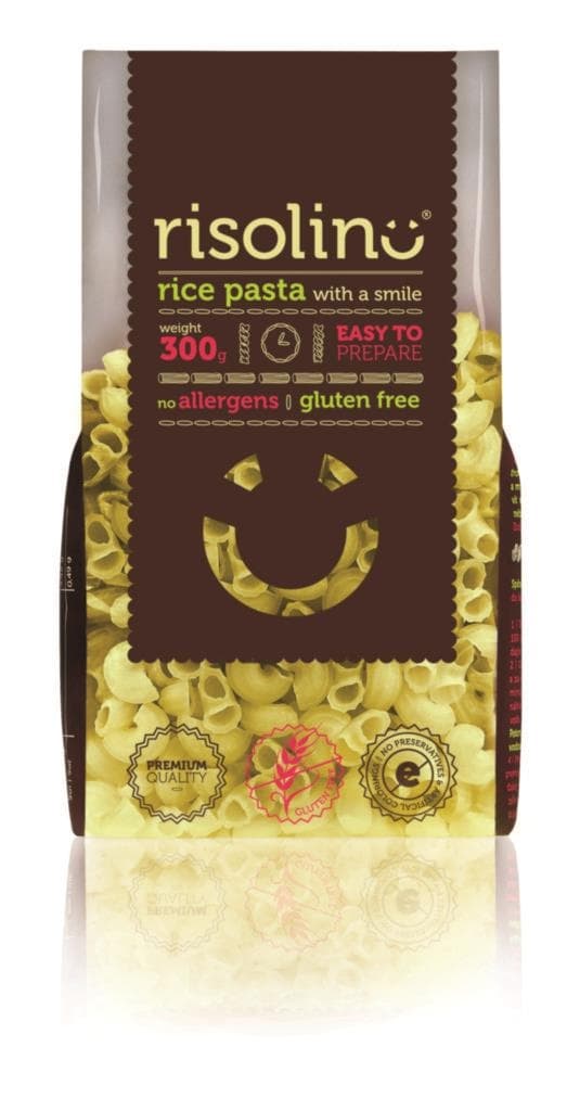 Risolino Rýžové těstoviny bezlepkové premium 300g – kolínka