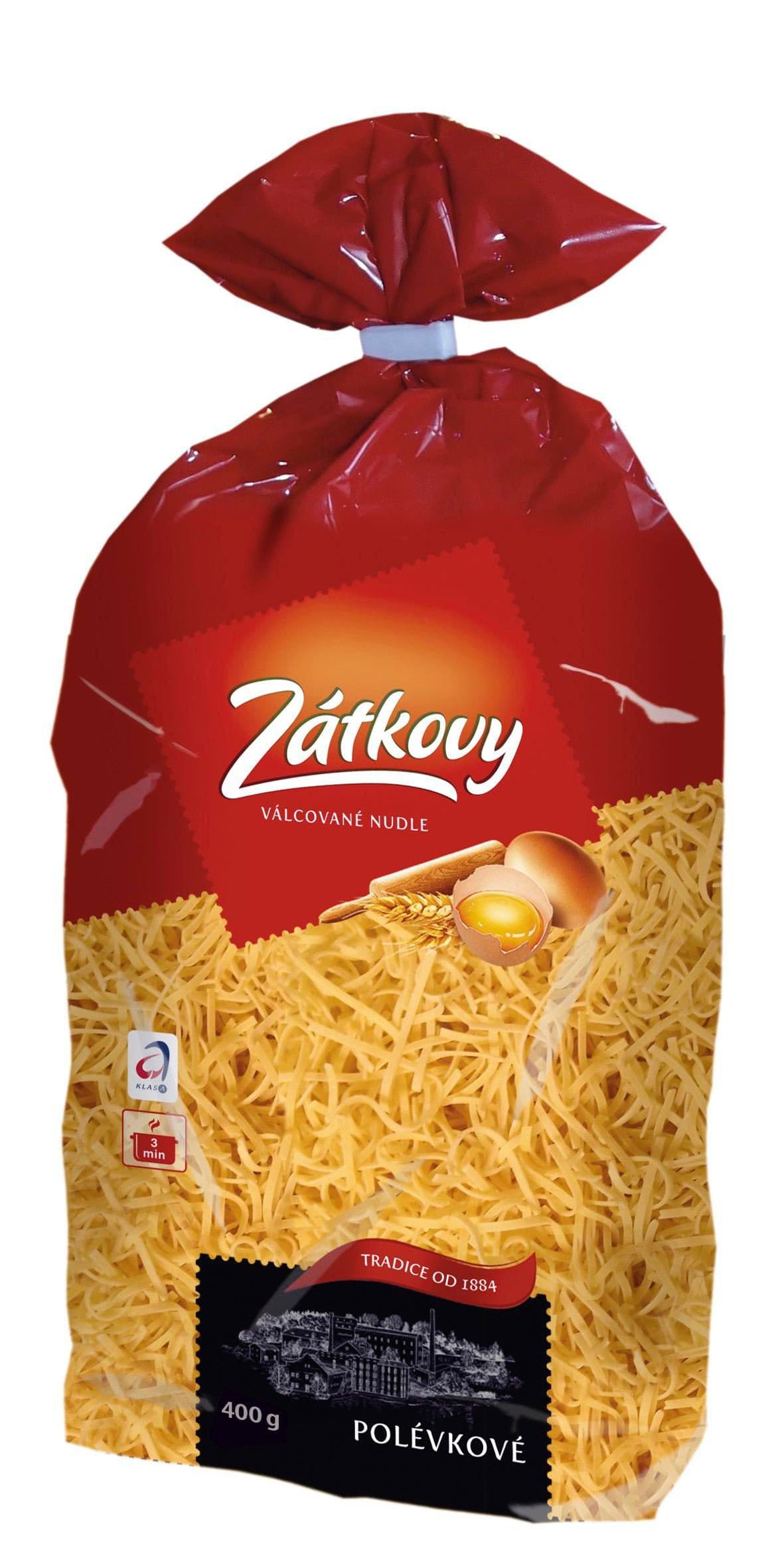 Zátka vaječné válcované nudle polévkové 400g