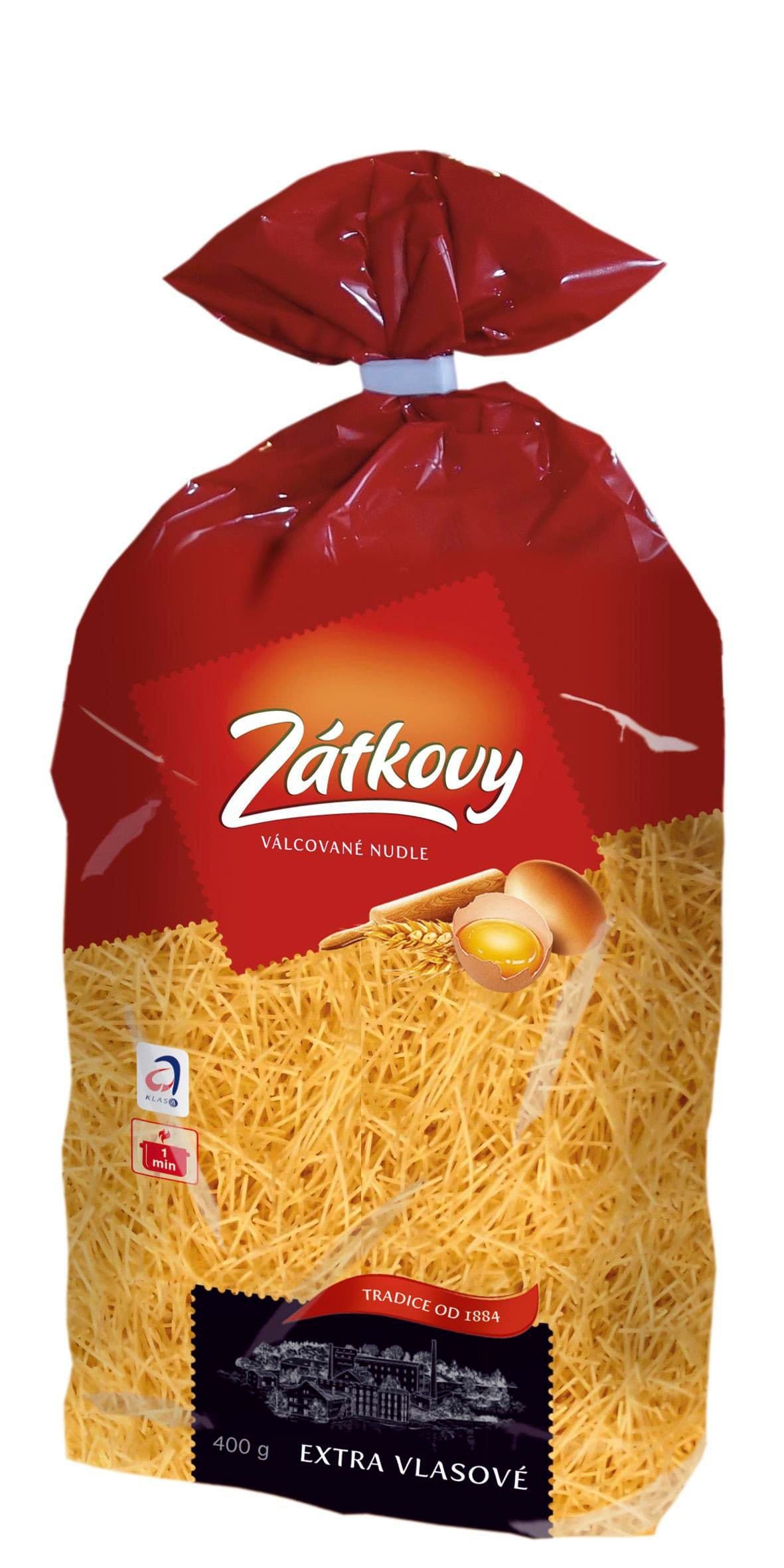 Zátkovy Válcované nudle extra vlasové 400 g