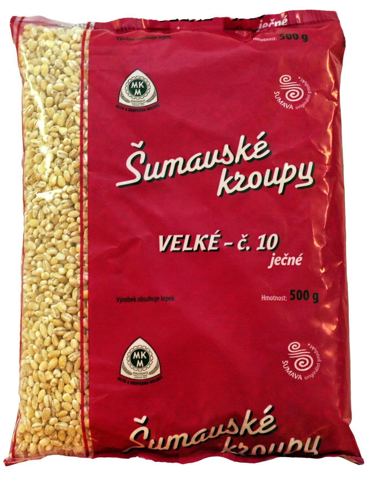 Mlýn a krupárna Mrskoš Šumavské kroupy velké č. 10 ječné 500 g