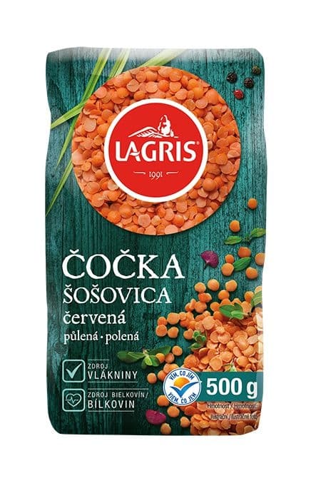 Lagris Čočka červená půlená 500g