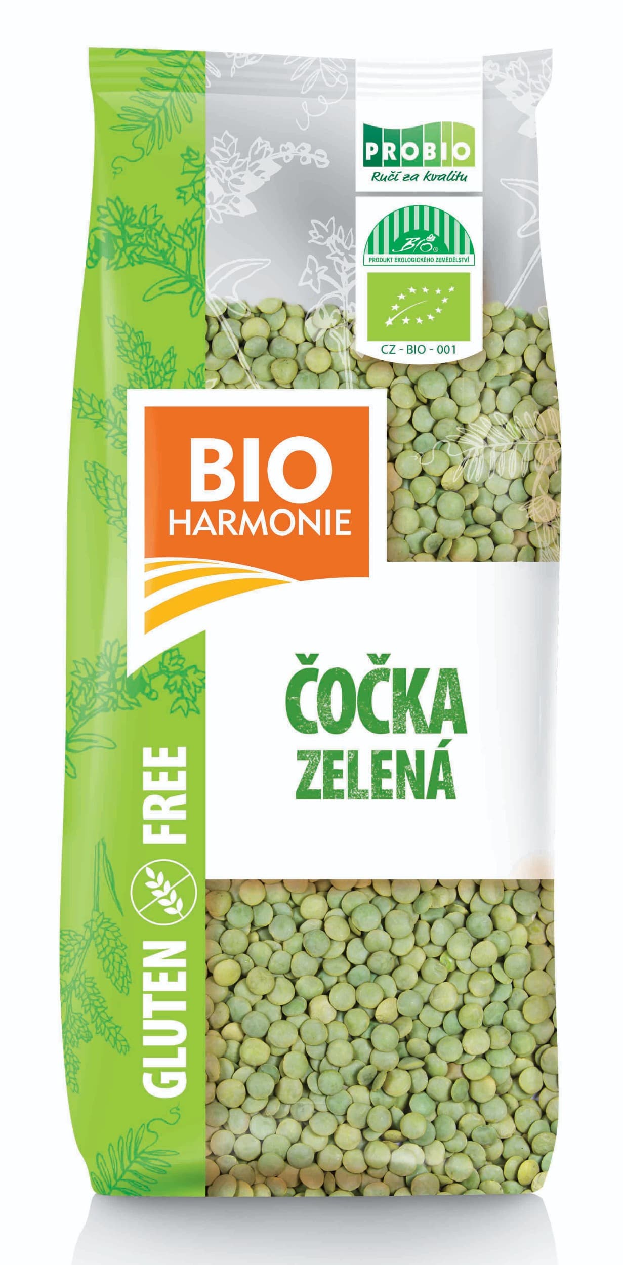 BIO Harmonie zelená čočka 500 g