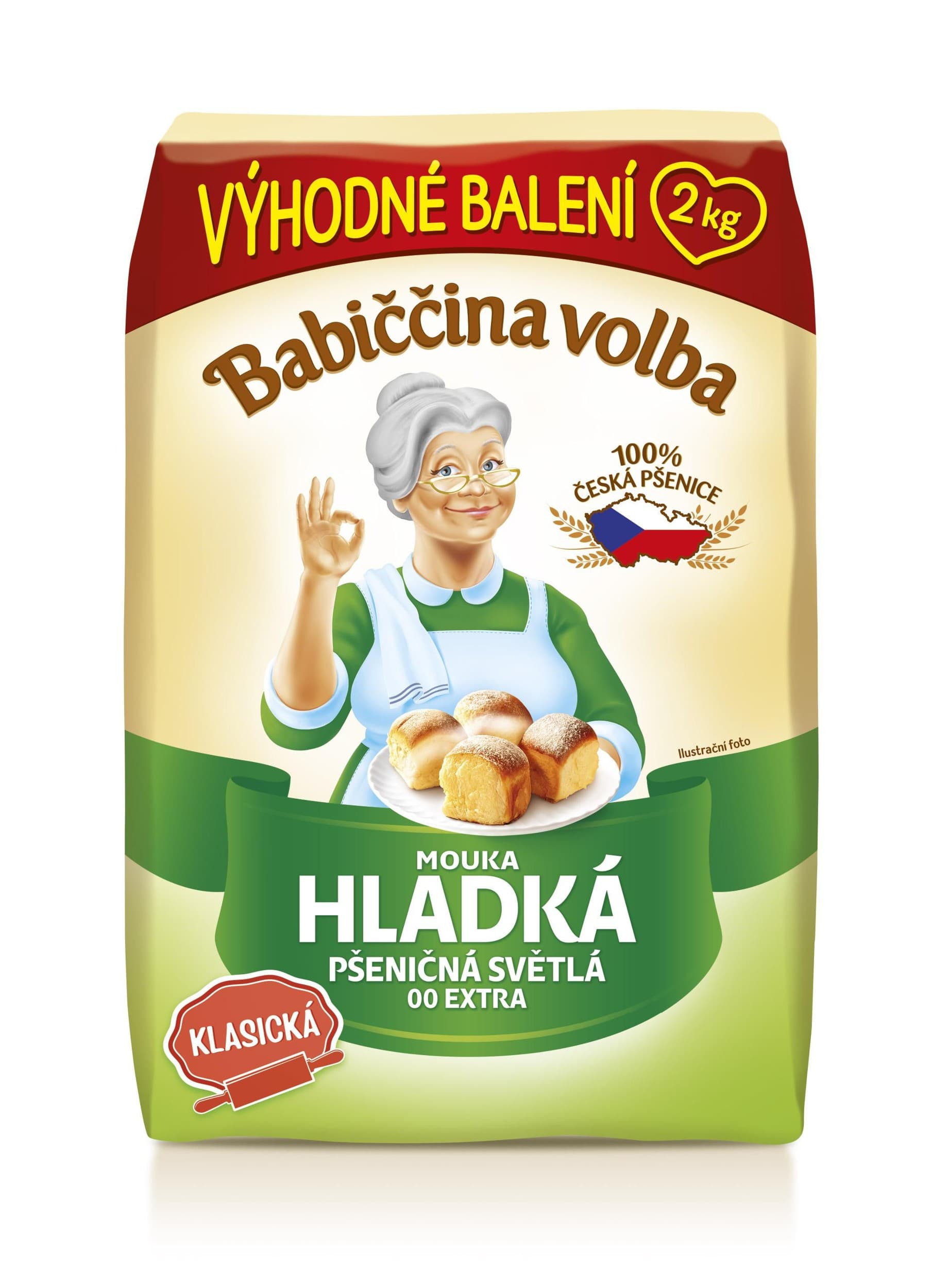 Babiččina volba Pšeničná hladká mouka 2kg