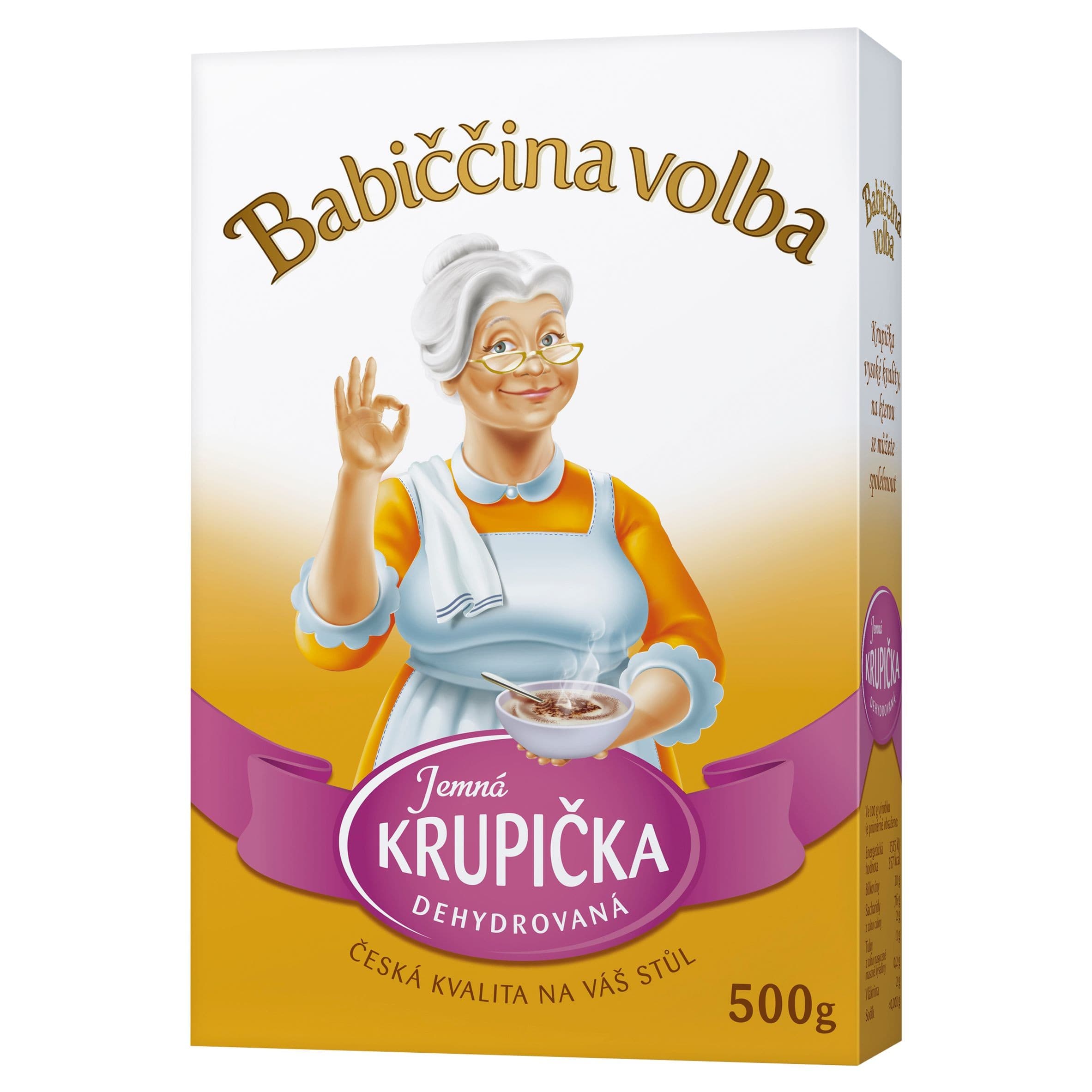 Babiččina volba Jemná krupička 500 g